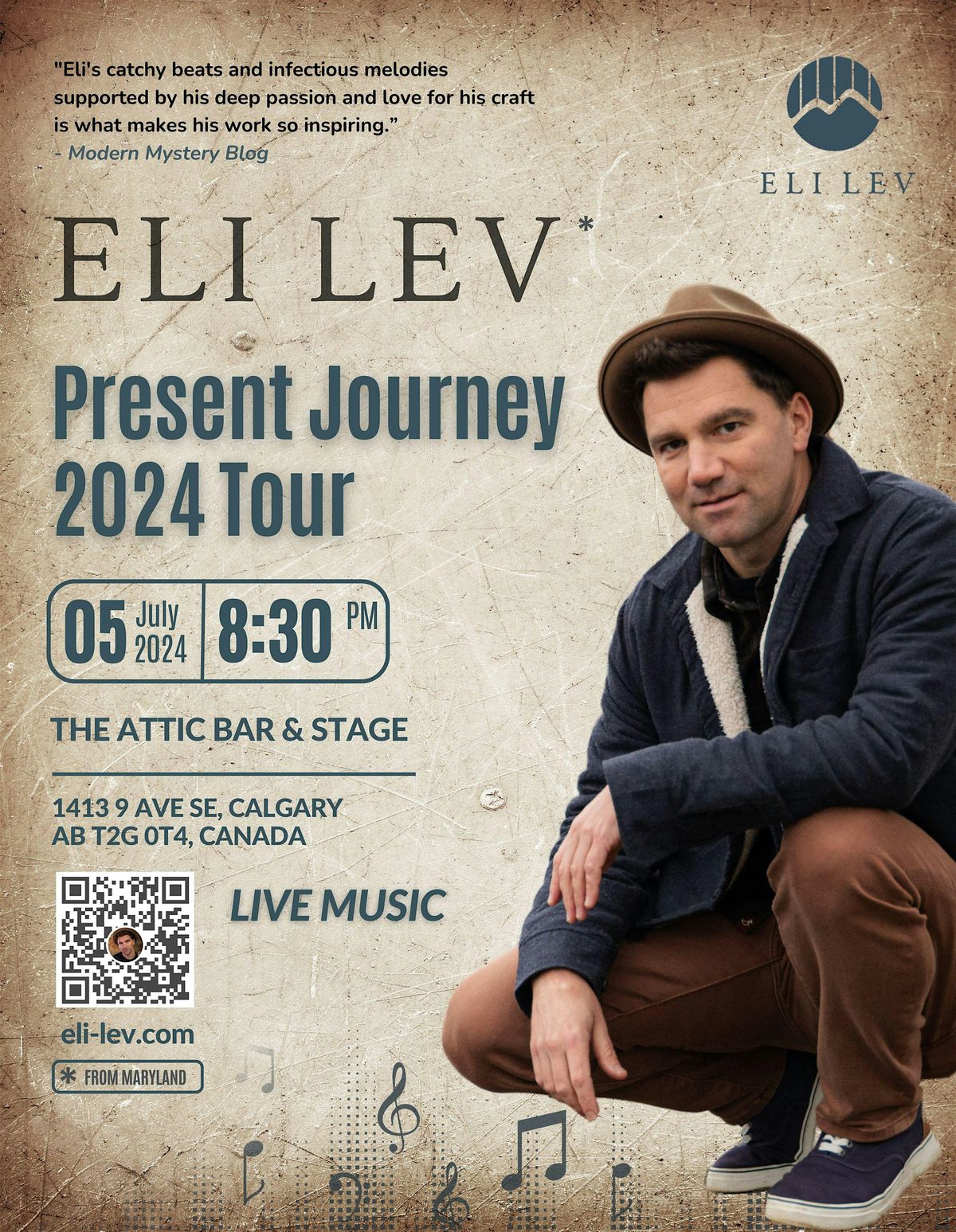 The Attic presents: Eli Lev LIVE on the Music Mile