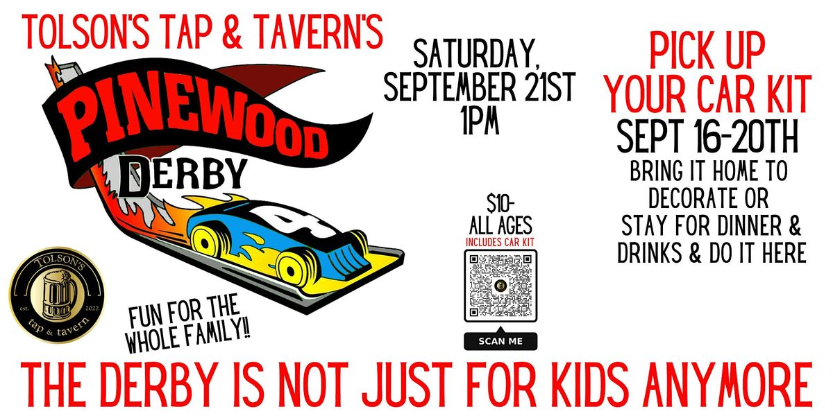 Tolson's Tap and Tavern's Pinewood Derby