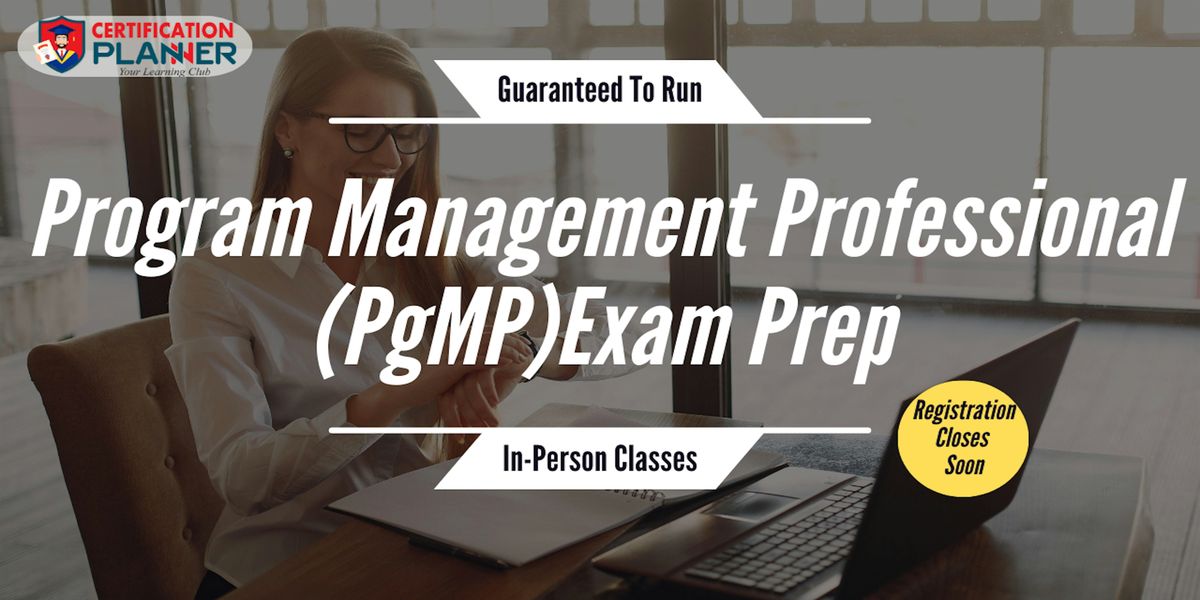 In-Person PgMP Exam Prep Course in Phoenix