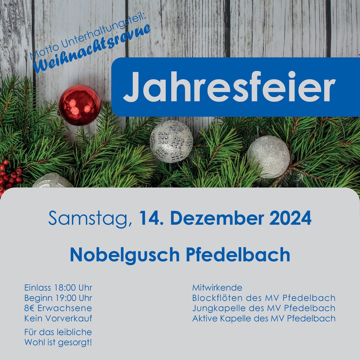 Jahresfeier 2024