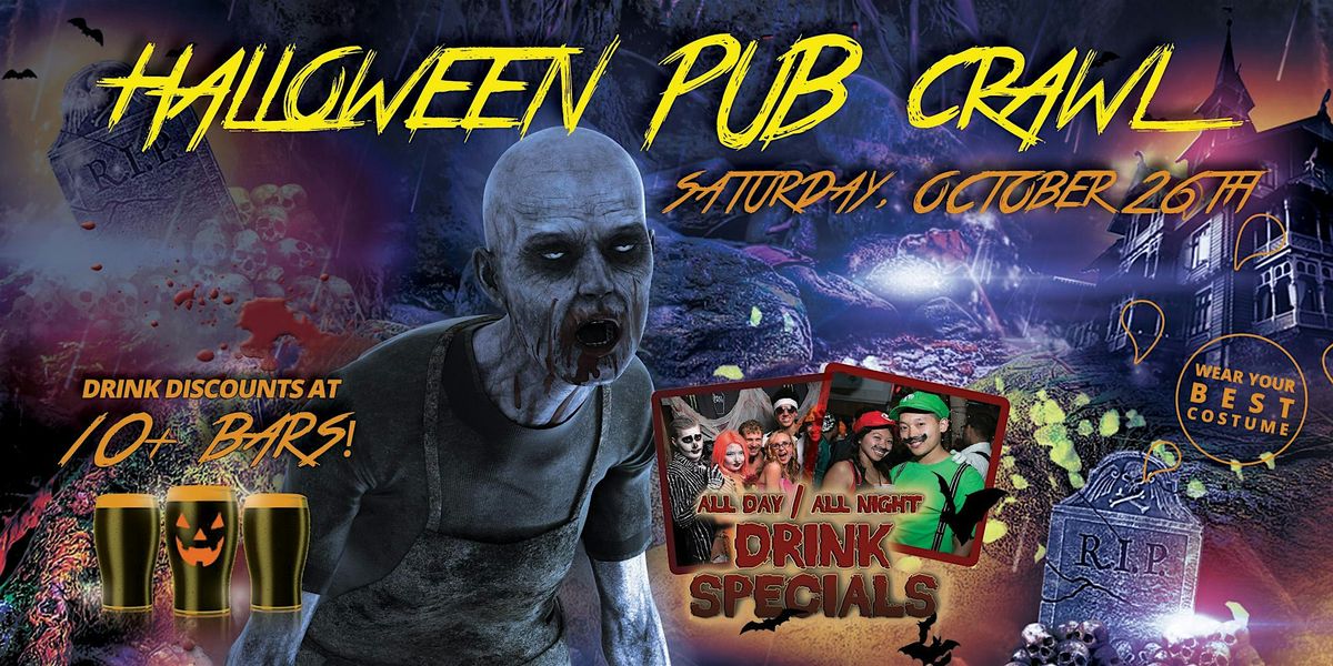 SAN DIEGO HALLOWEEN BAR CRAWL - OCT 26th