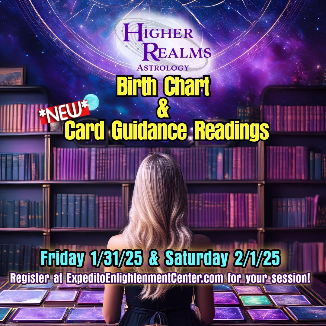 Birth Chart & *NEW* Card Guidance Sessions w Helena of Higher Realms Astrology