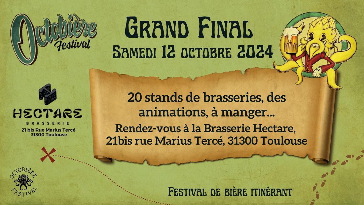 GRAND FINAL OCTOBIERE 2024 \u2e31 Samedi 12 Octobre 