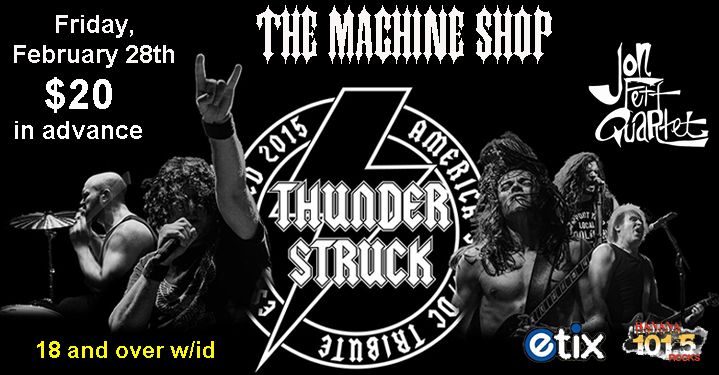 THUNDERSTRUCK at The Machine Shop