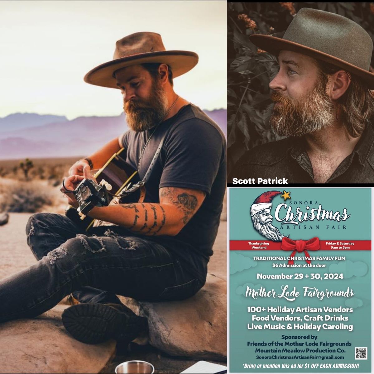 Scott Patrick at Sonora Christmas Artisan Fair 