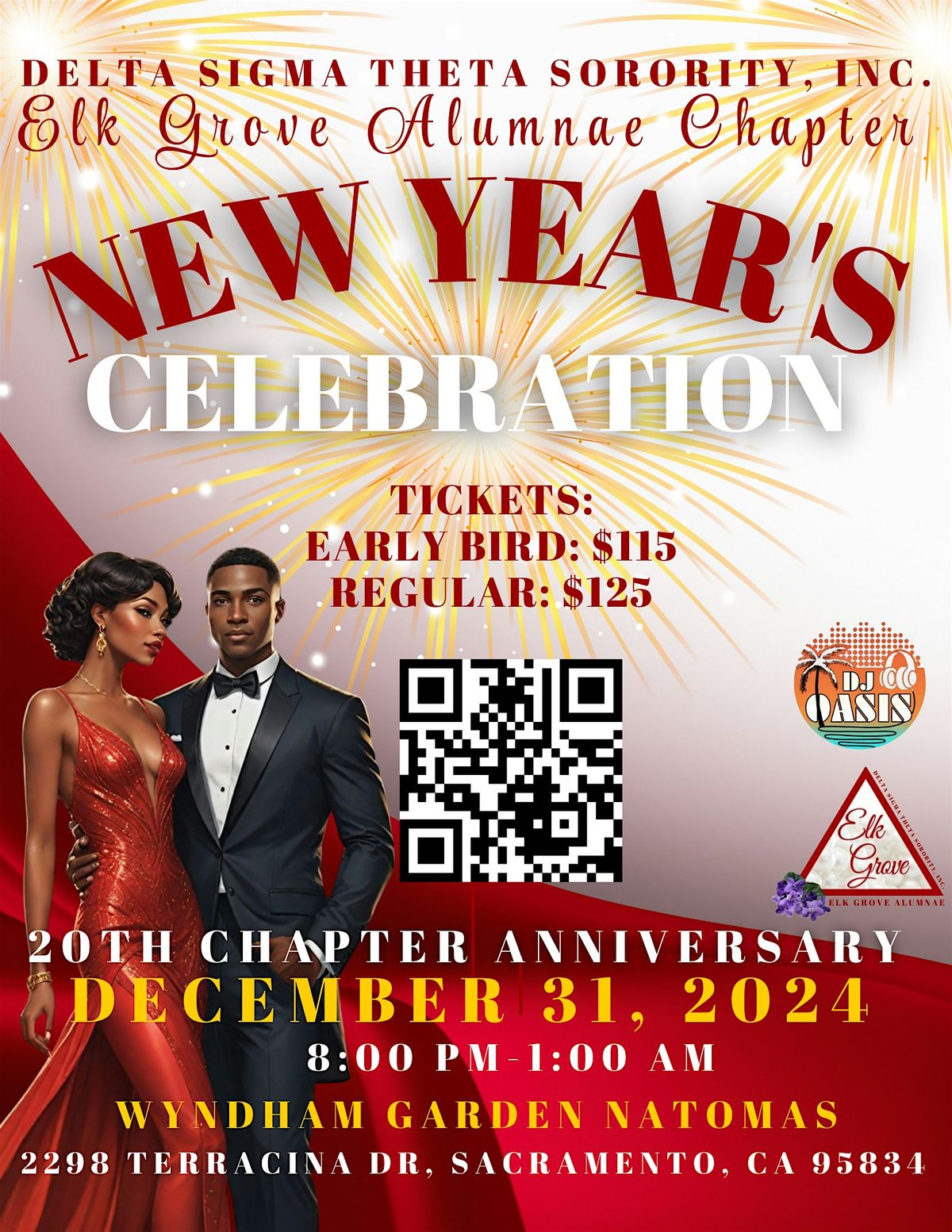 Elk Grove Alumnae Chapter New Year's Eve Gala