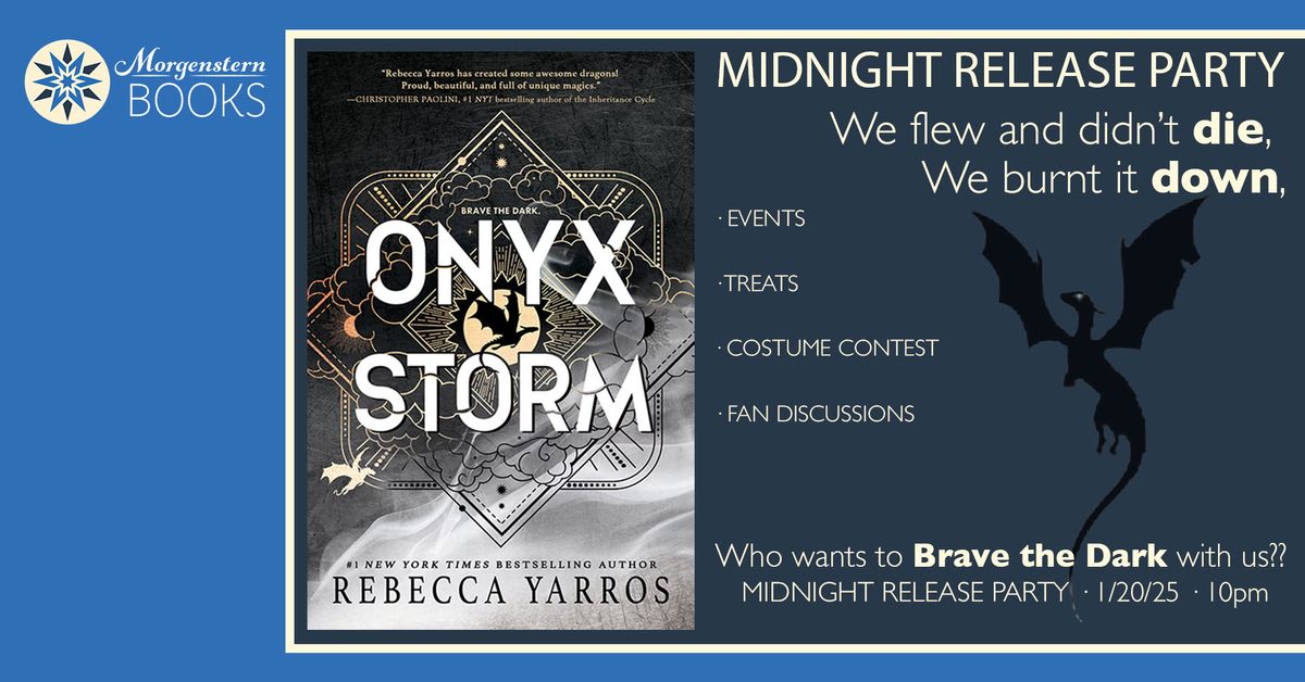 Onyx Storm by Rebecca Yarros - Midnight Book Release