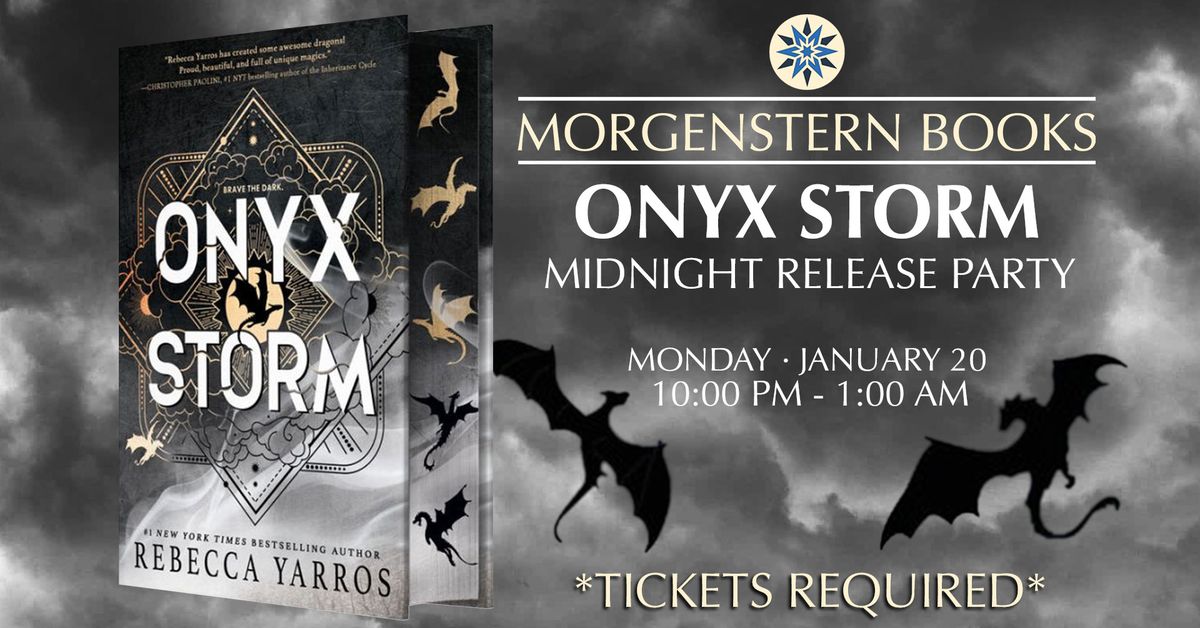 Onyx Storm by Rebecca Yarros - Midnight Book Release