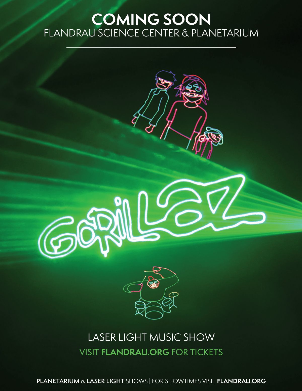 Laser Gorillaz | Laser Light Show