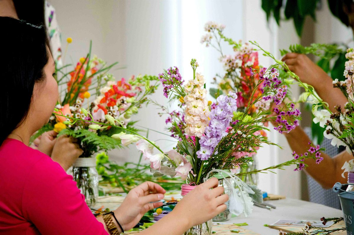 Mother\u2019s Day Vase Arrangement Workshop