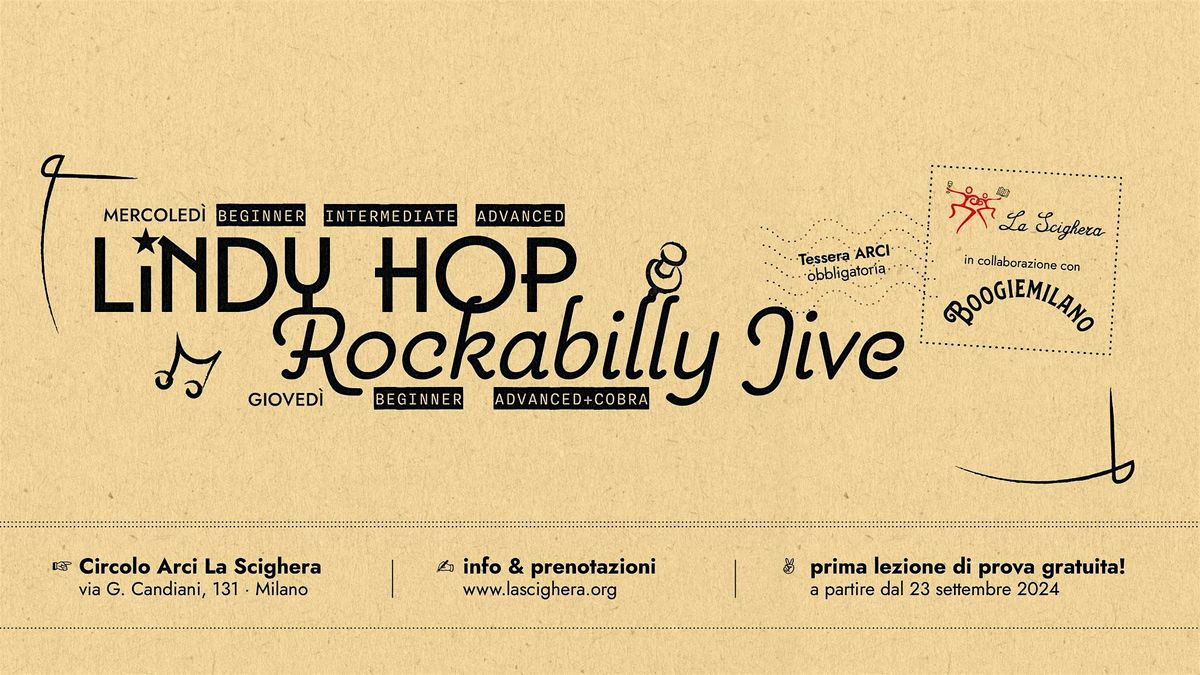 Lezione di prova gratuita ROCKABILLY JIVE