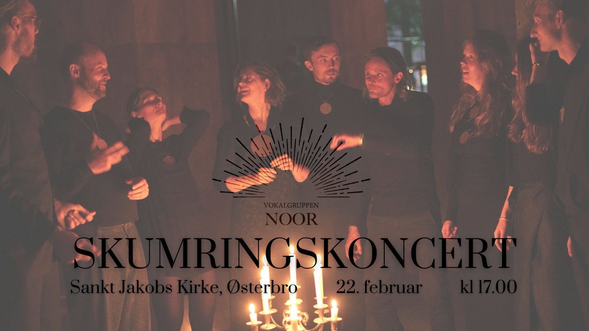 Skumringskoncert med Vokalgruppen NOOR