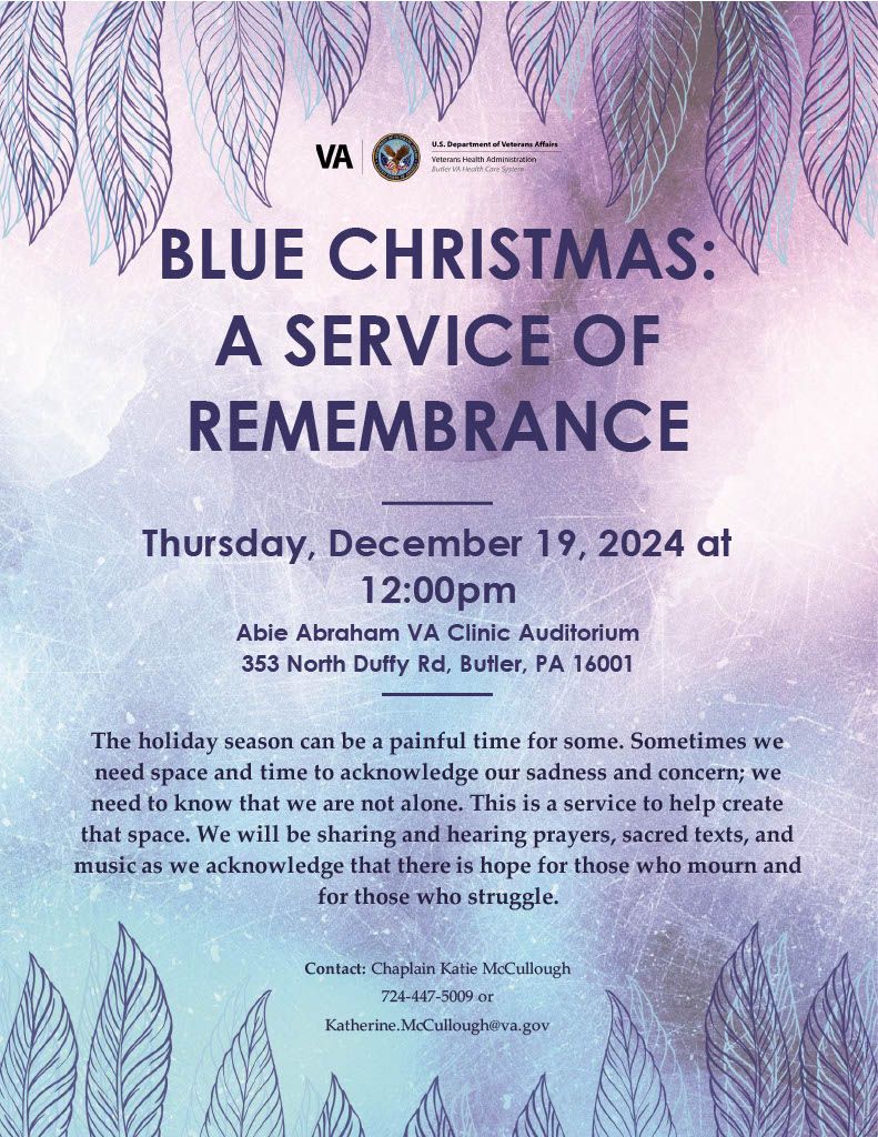 Blue Christmas:  A Service Of Remembrance