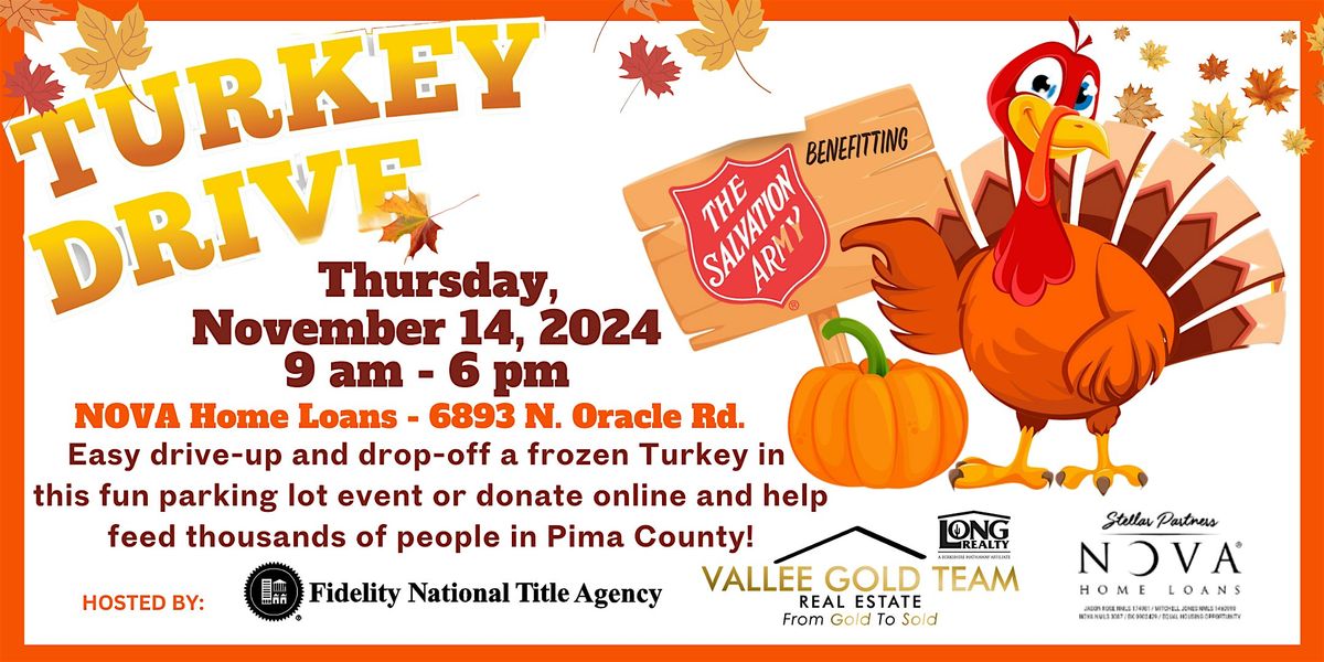 Turkey Drive Benefiting The Salvation Army Thanksgiving Dinner