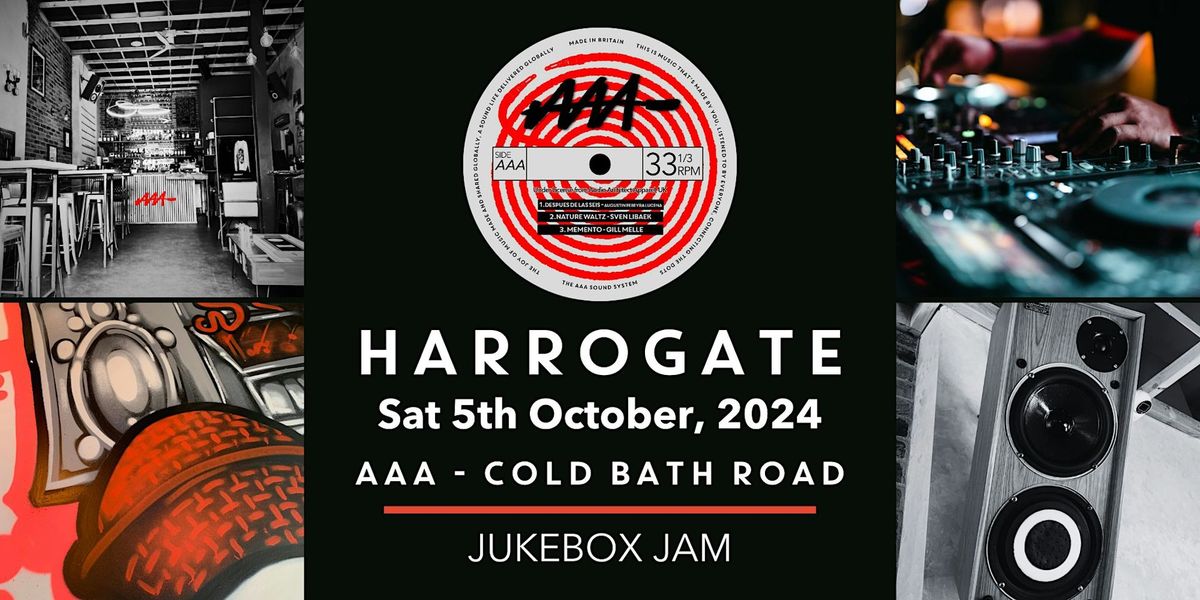 Jukebox Jam: Your Night, Your Playlist! - Harrogate - 5th October, 2024