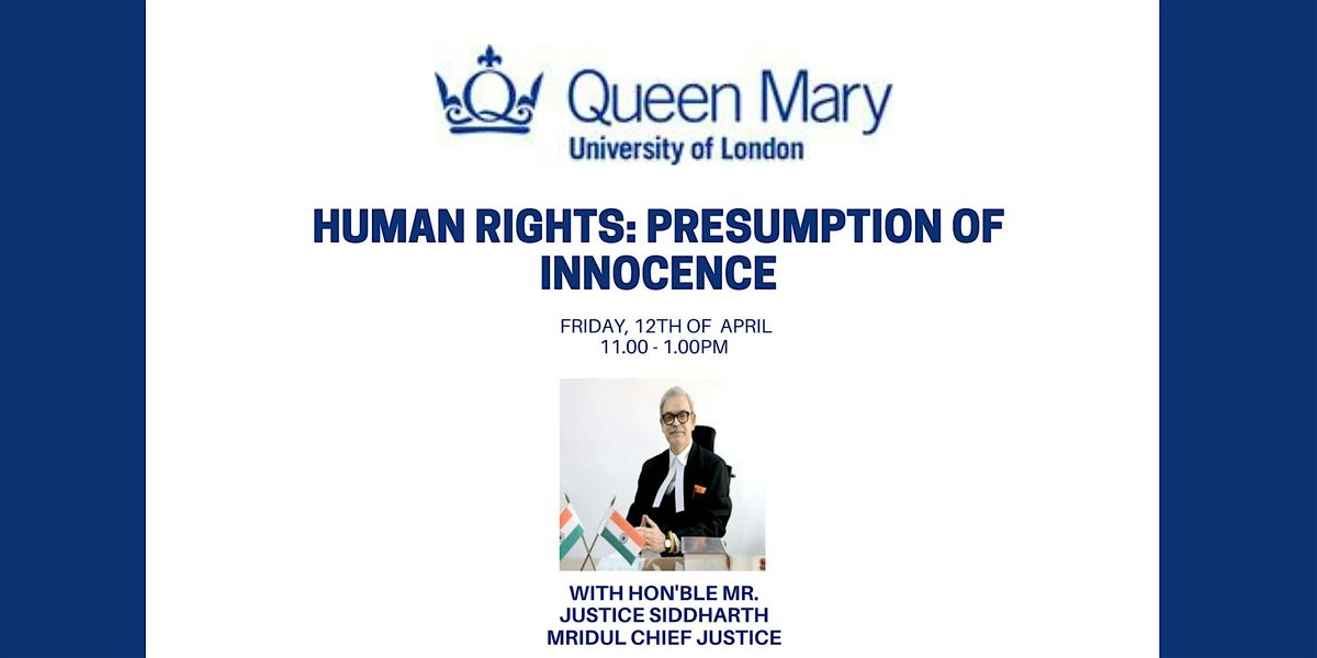 Human Rights: Presumption of Innocence