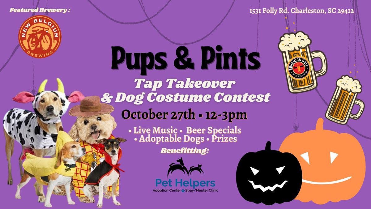 Pups & Pints \ud83c\udf7b\ud83d\udc15 Dog Adoption and New Belgium Brewing Tap Takeover!