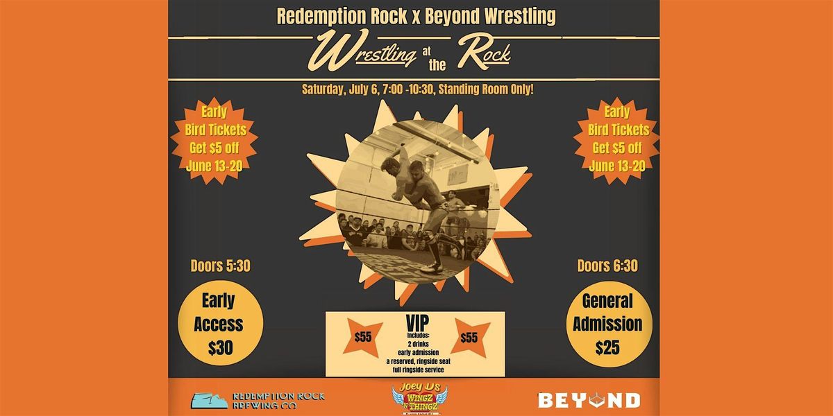 Wrestling at the Rock: Beyond Wrestling x Redemption Rock Brewing