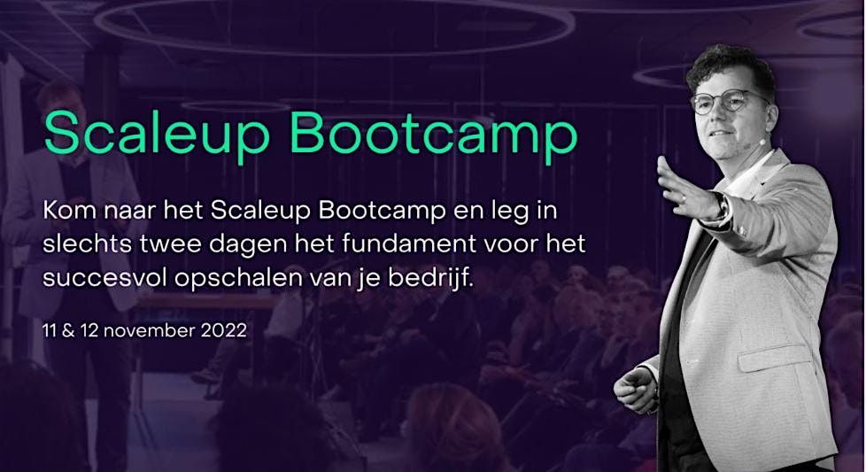 Scaleup Bootcamp - 31 mei & 1 juni 2024