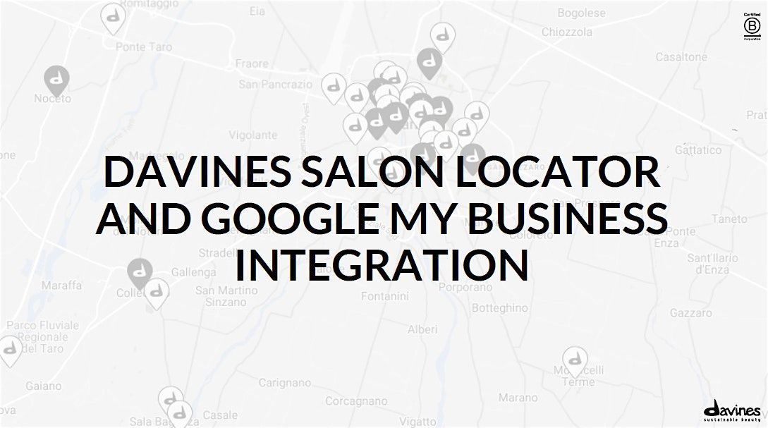 Davines Salon Locator x Google My Business Integration