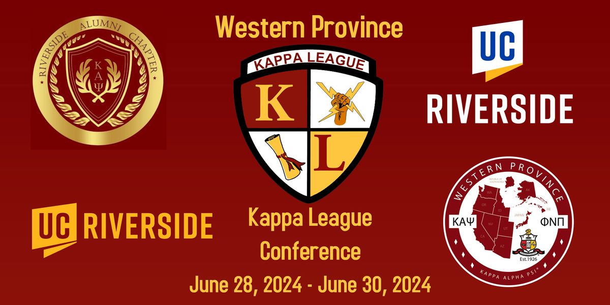 3rd Annual Western Province Kappa League Conference
