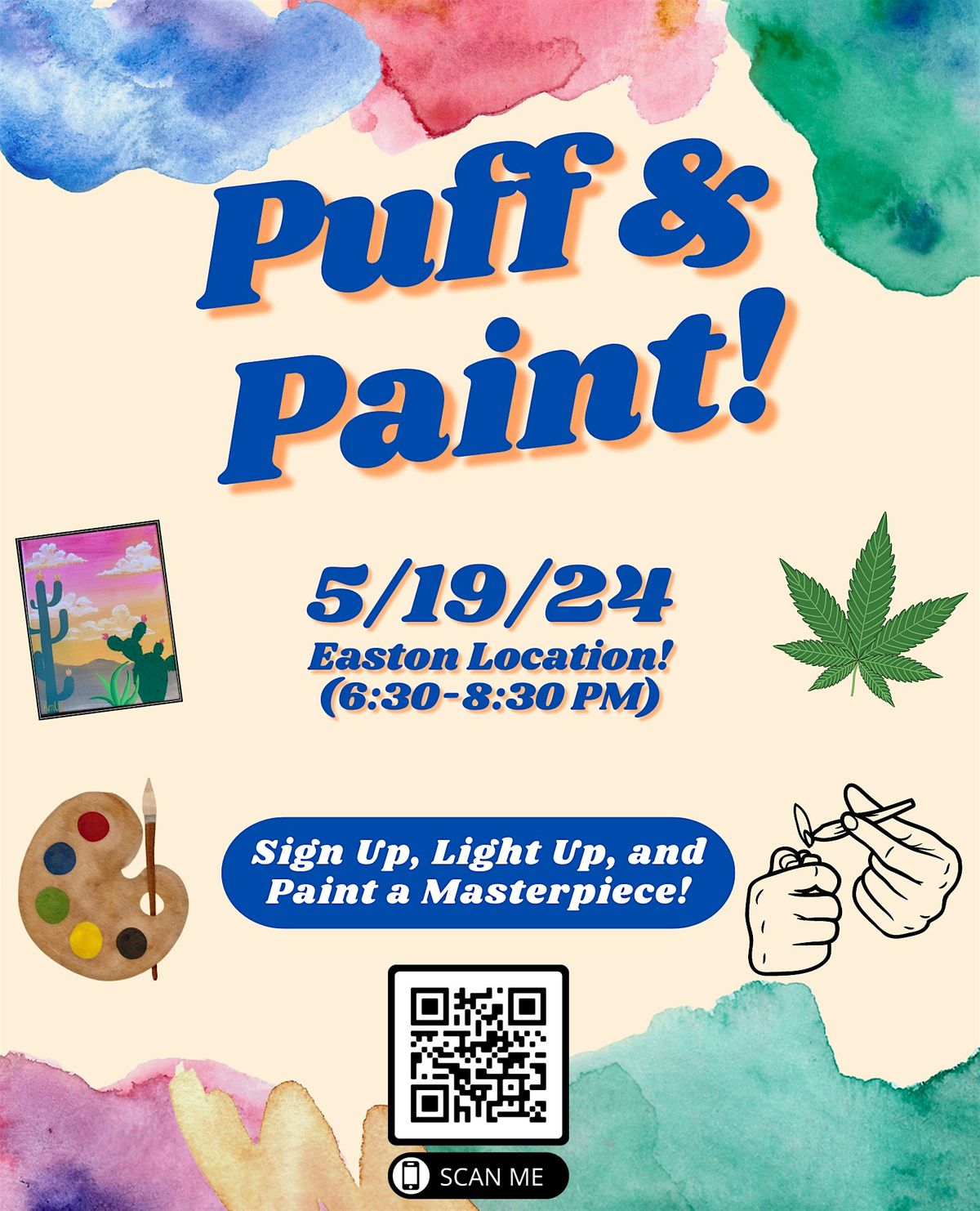 Puff & Paint Night! - Hosted by Homegrown