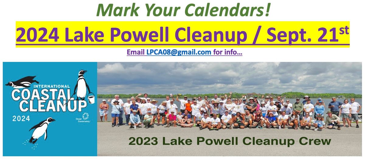 2024 LAKE POWELL CLEANUP