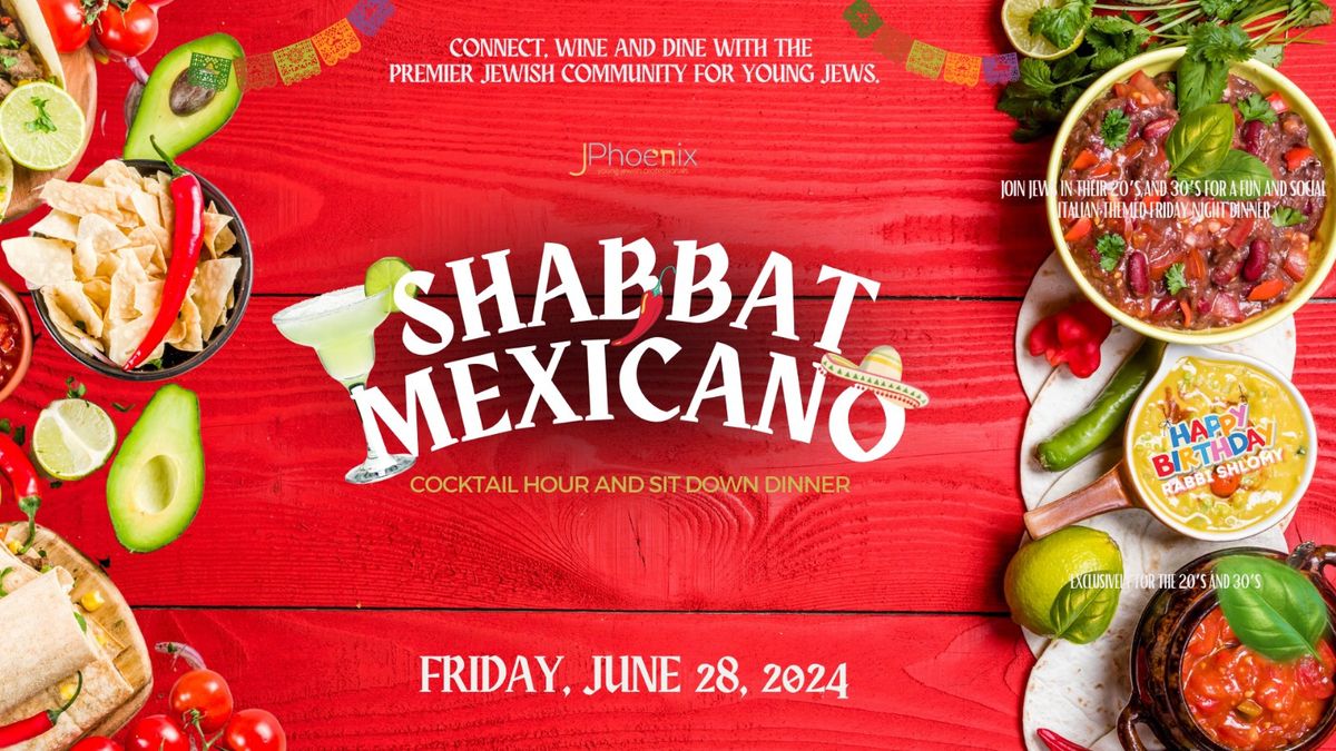 YJP Shabbat Mexicano - 20s and 30s