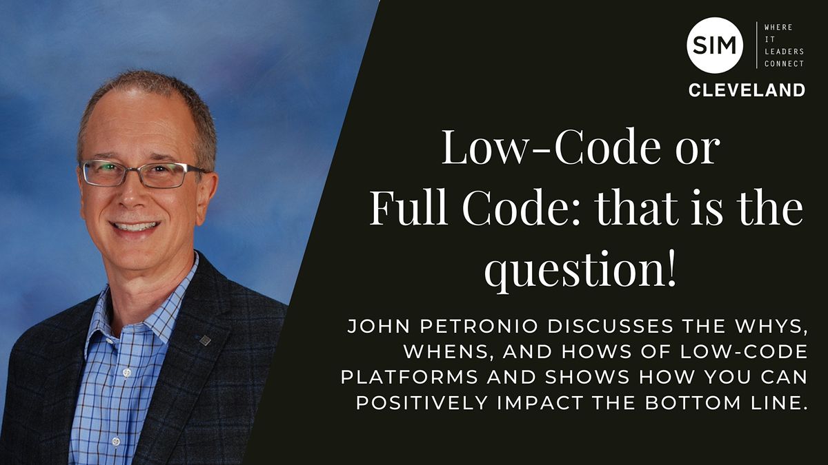 Low-Code with John Petronio