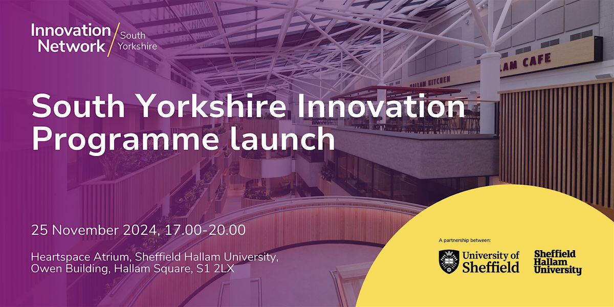 South Yorkshire Innovation Programme launch