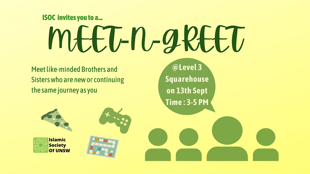 Meet and Greet T3 2022 ISOC UNSW, ISOC UNSW, Sydney, 13 September 2022
