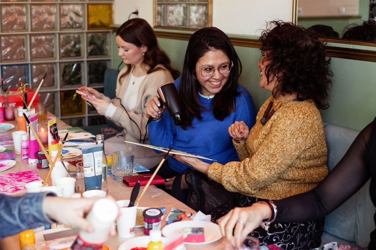 Ladies Only Workshop: Cloud Painting Session With Cocktails