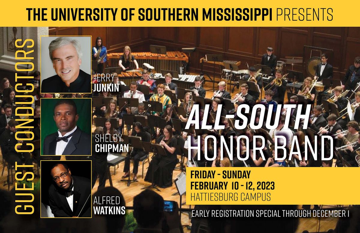 2023 USM AllSouth Honor Band, The University of Southern Mississippi