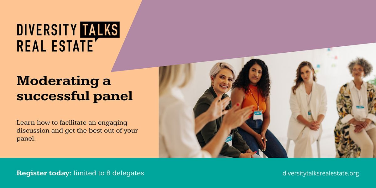 Moderating successful panels (open to all genders)