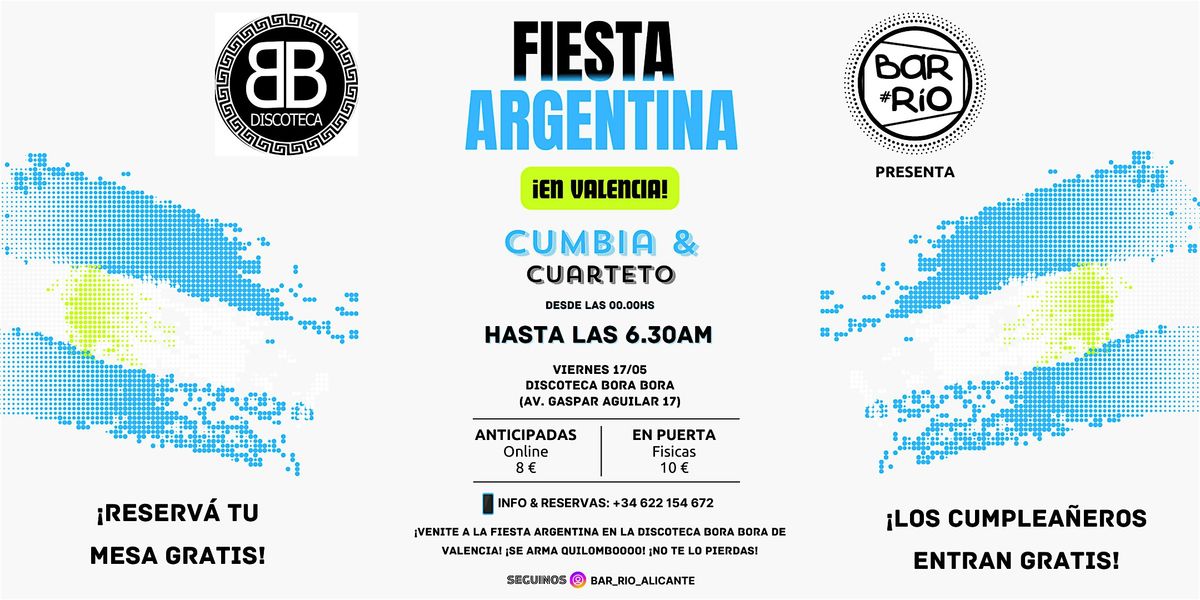 Fiesta Argentina en Valencia | Cumbia & Cuarteto