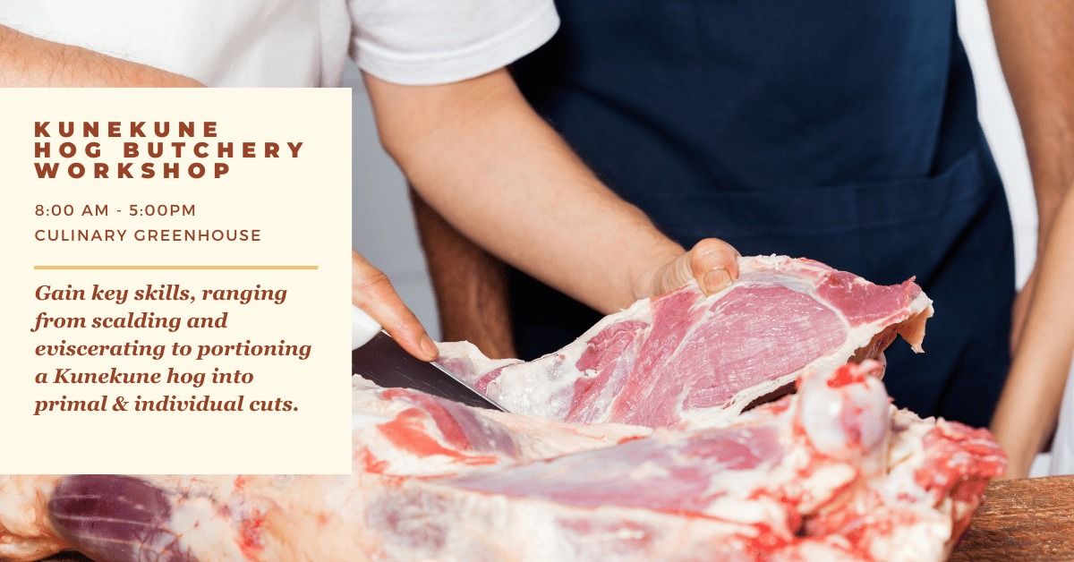 Kunekune Hog Butchery Workshop