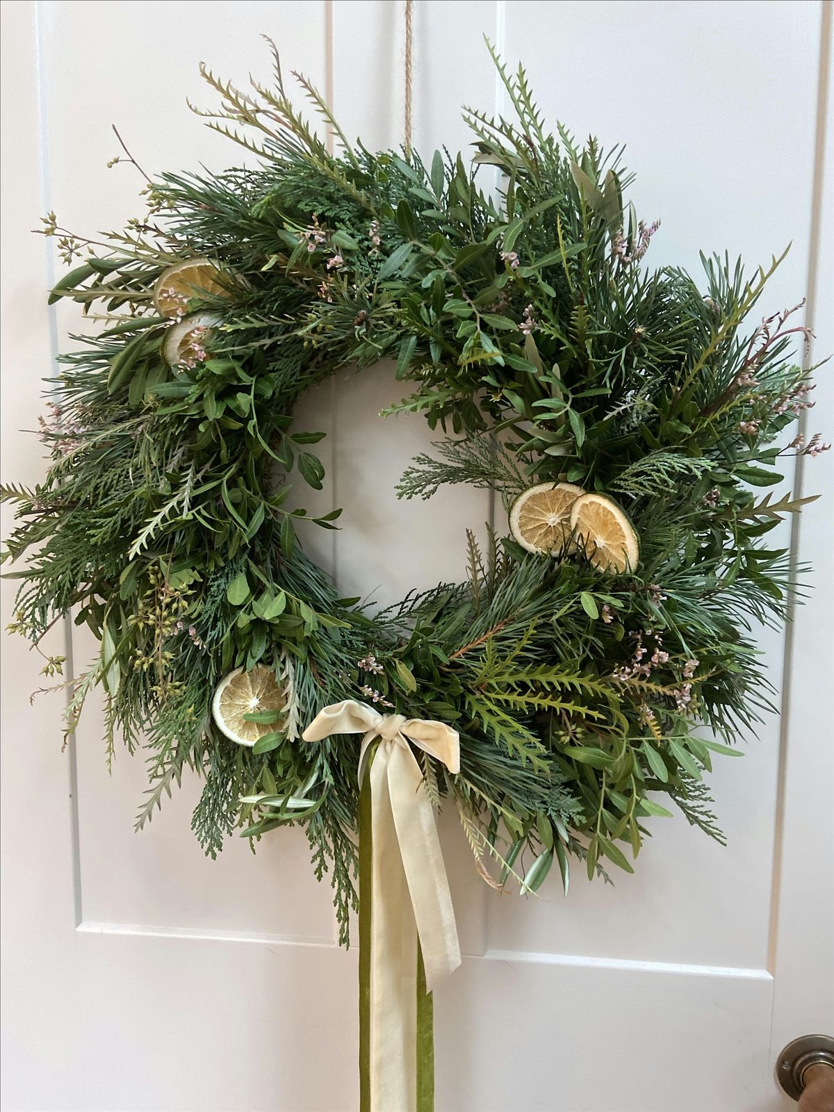 Festive Wreath Making at The Mill House with Flower Bea