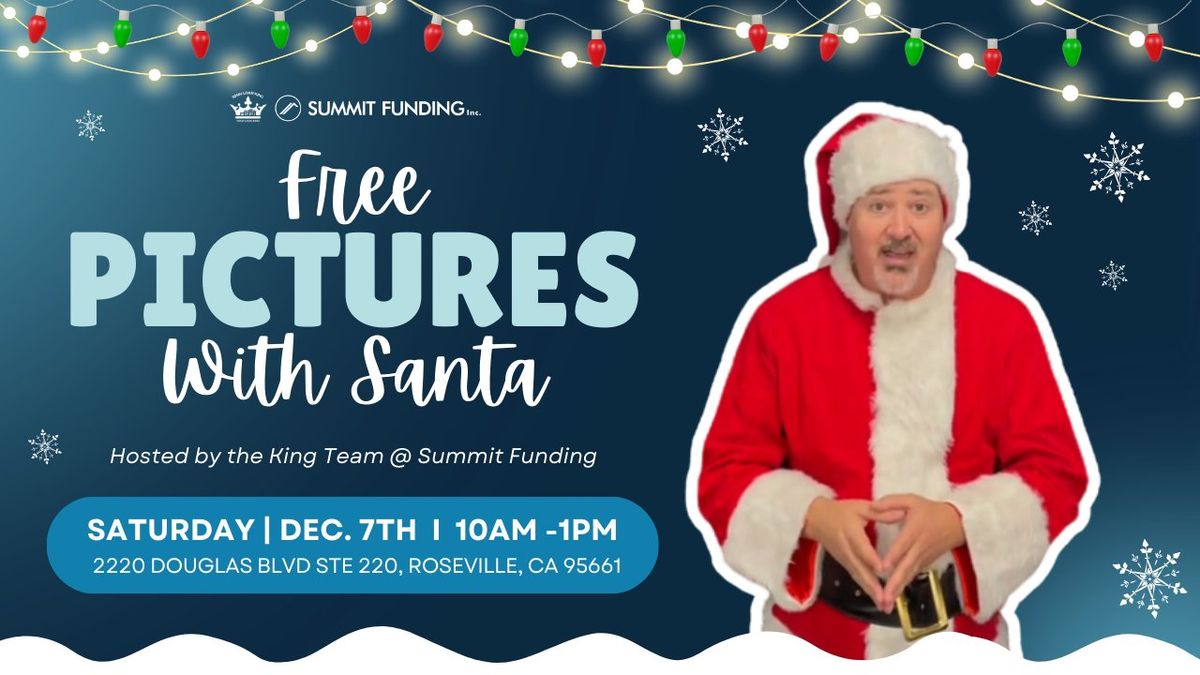 FREE Pictures With Santa in Roseville! 