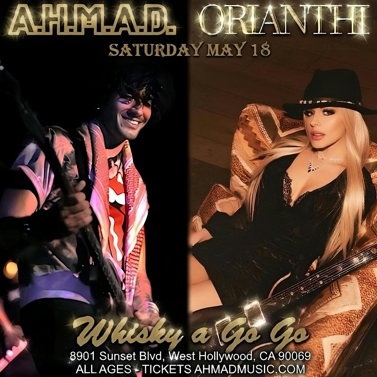 Orianthi , A.H.M.A.D., Audrey Turner, Roland Grant at The Whisky a Go Go