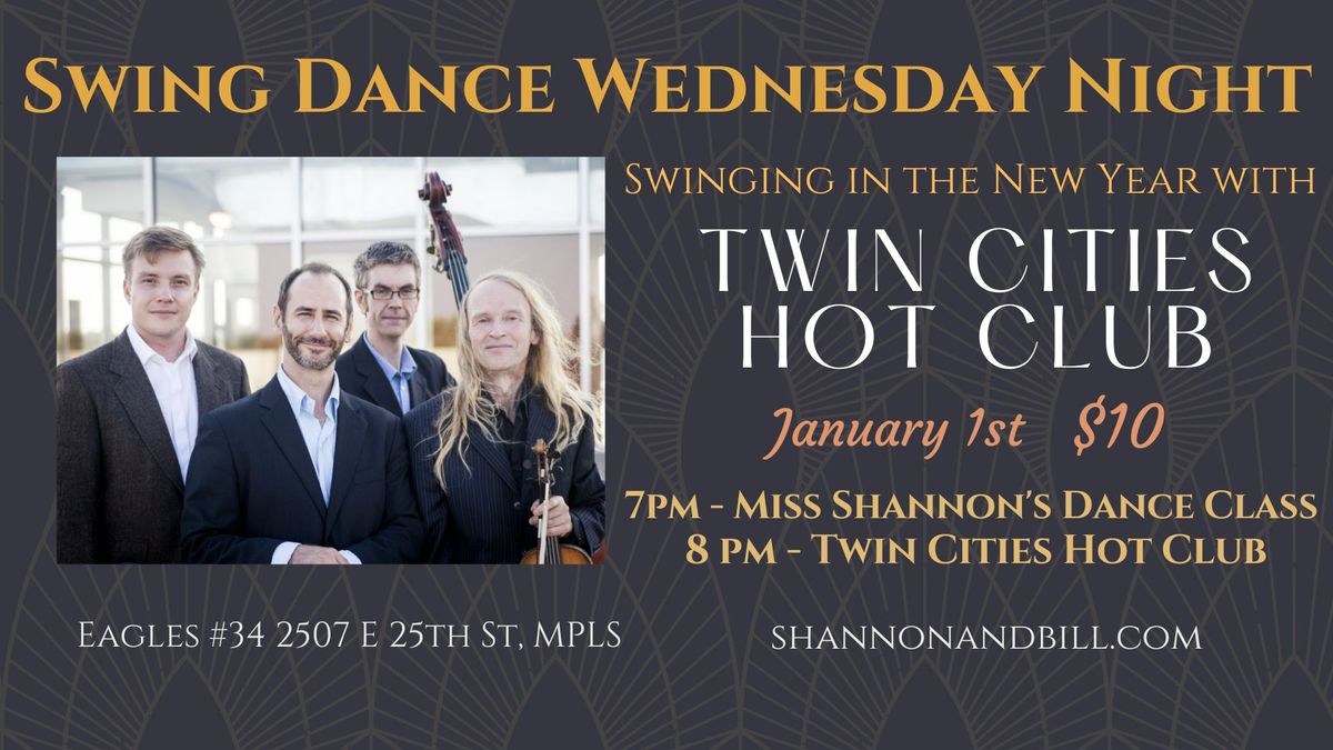 Twin Cities Hot Club swings in the New Year at Swing Dance Wednesday 1\/1