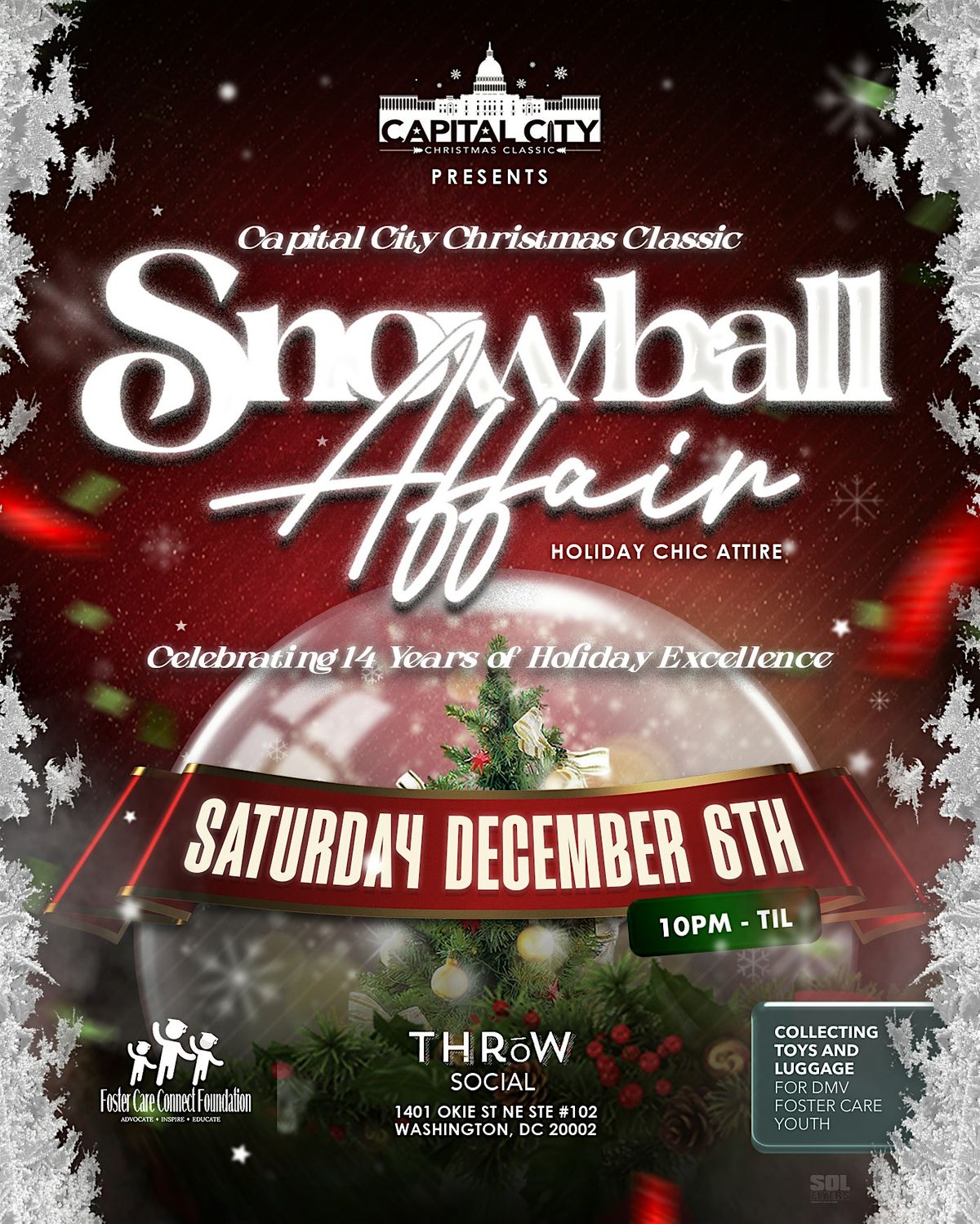 CapCityXmas presents The Snowball Affair | 14th Annual Capital City Classic