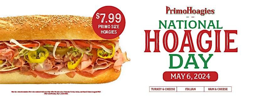 PrimoHoagies National Hoagie Day!