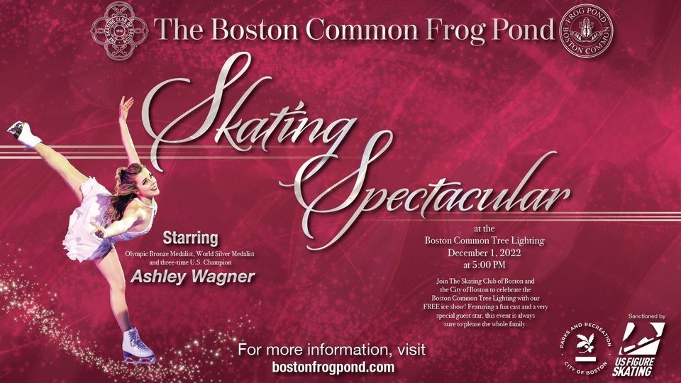 Frog Pond Skating Spectacular at the Boston Common Tree Lighting