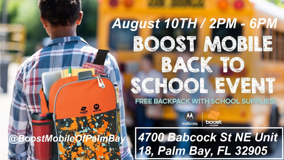 Free Back To School Supplies For Your Child! By Boost Mobile