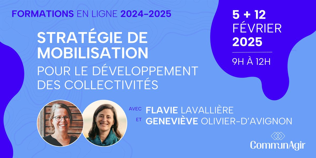 Formation "Strat\u00e9gie de mobilisation"