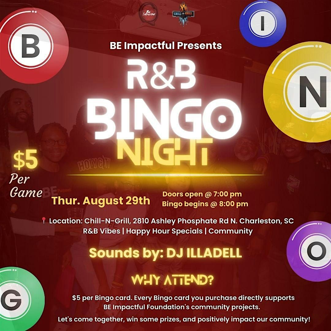 BE Impactful Presents: R&B Bingo