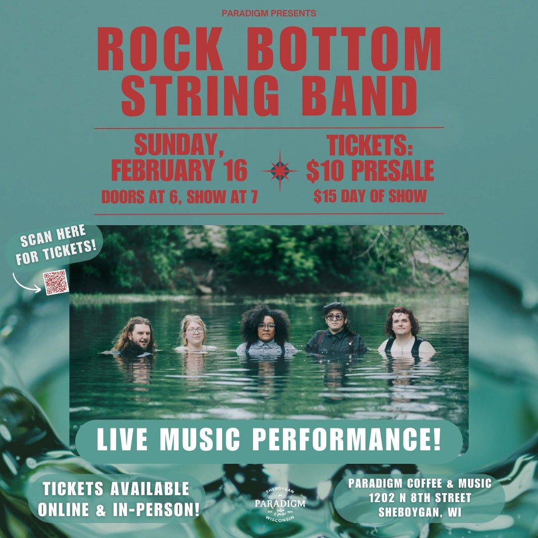 LIVE at Paradigm Coffee & Music: Rock Bottom String Band 