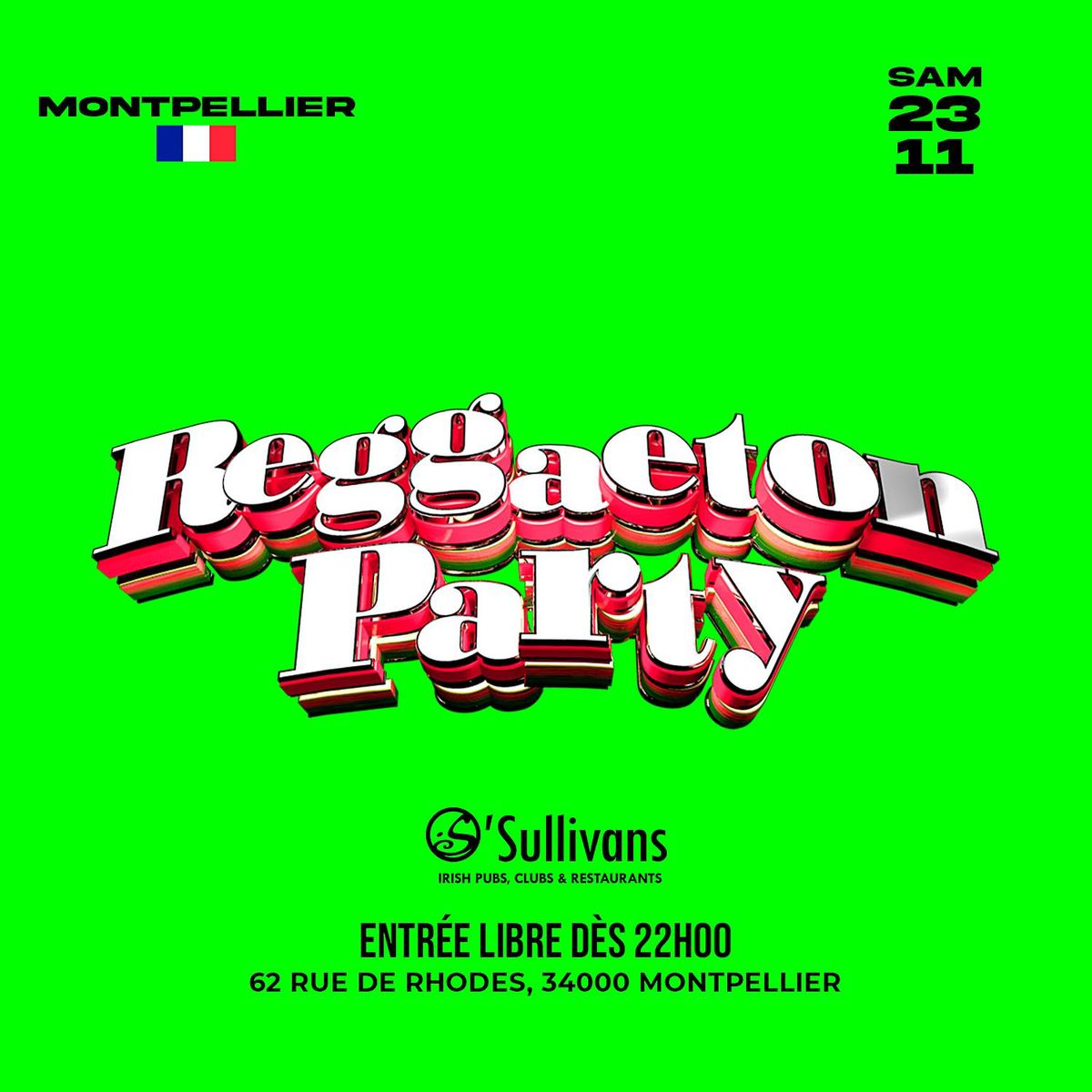 Reggaeton Party #9 - Montpellier