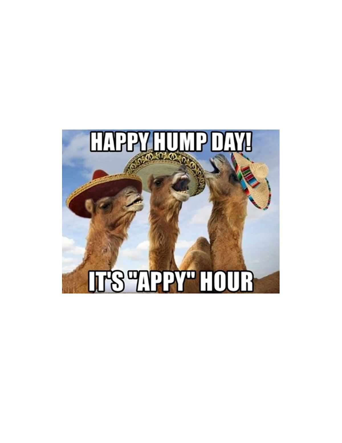 Quarterly Hump Day Happy Hour