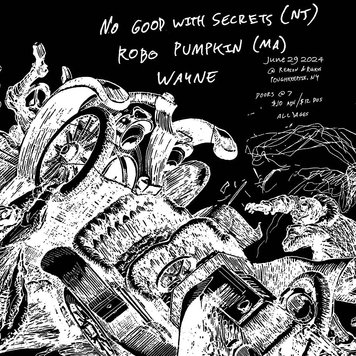 Doors At Seven Presents No Good With Secrets, Robo Pumpkin, WAYNE at R+R